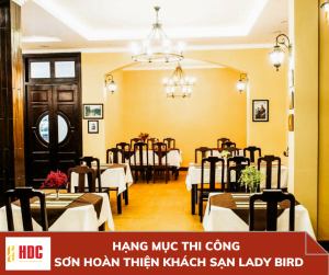 HẠNG MỤC THI CÔNG  SƠN HOÀN THIỆN KHÁCH SẠN LADY BIRD